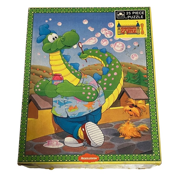 Eureeka's Castle 25 Pcs Golden Puzzle Magellan Cooey Nickelodeon 1990 Vintage - Picture 7 of 11